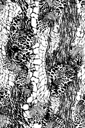 动物纹印花华亿平台图片