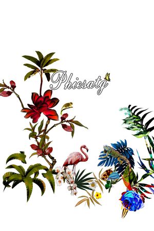 花朵花卉叶子印花华亿平台图片