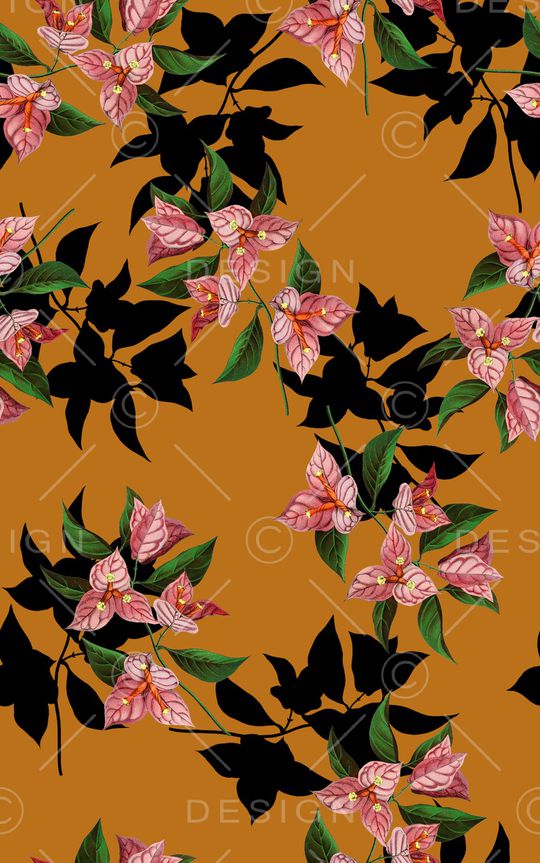 植物印花华亿平台图片