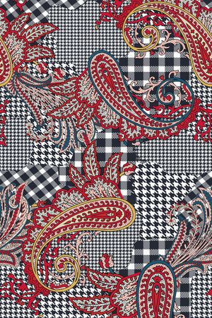 几何印花华亿平台图片