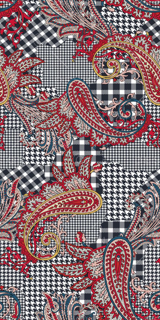 几何印花华亿平台图片