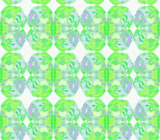 传统纹样印花华亿平台图片