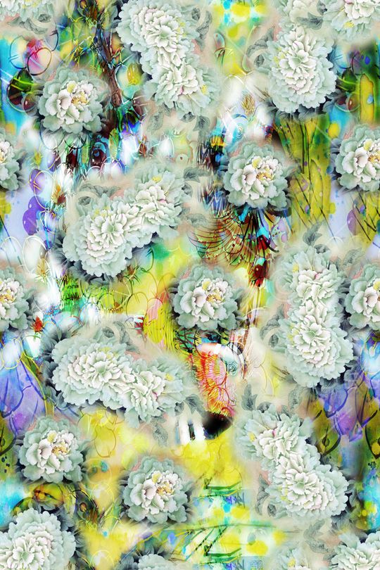 旗袍印花华亿平台图片