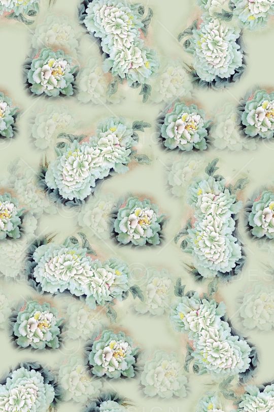 旗袍印花华亿平台图片