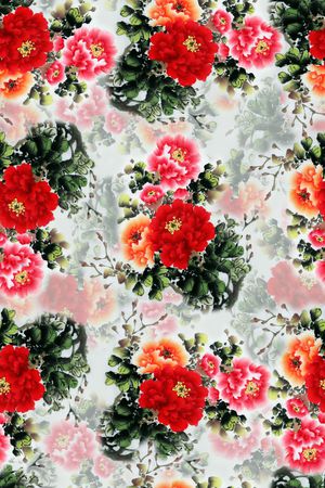 旗袍印花华亿平台图片