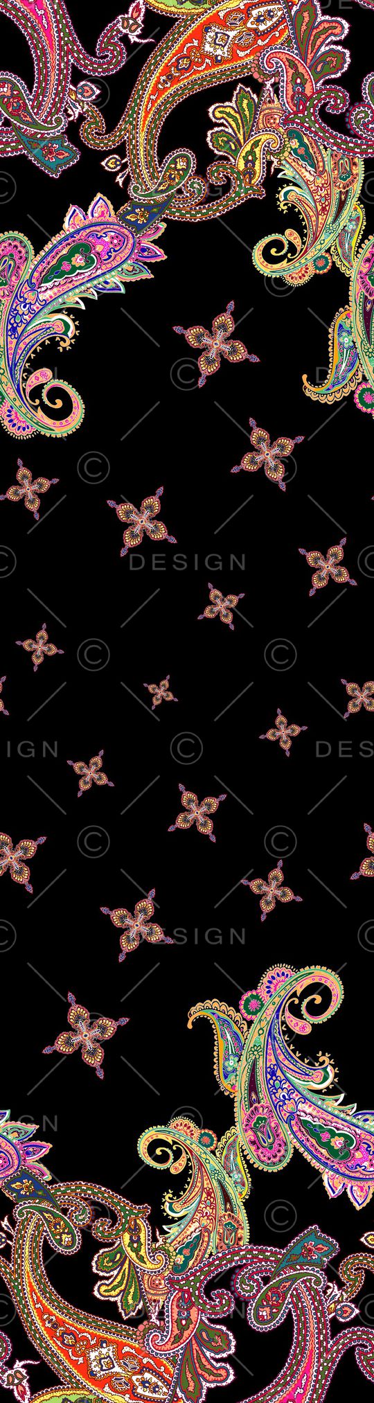 佩斯利印花华亿平台图片