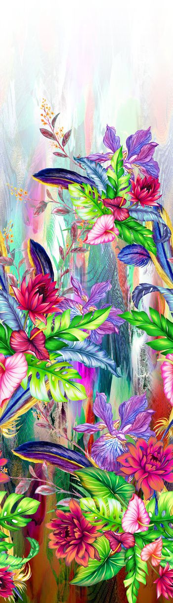 抽象印花华亿平台图片