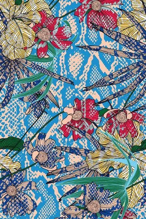 手绘印花华亿平台图片