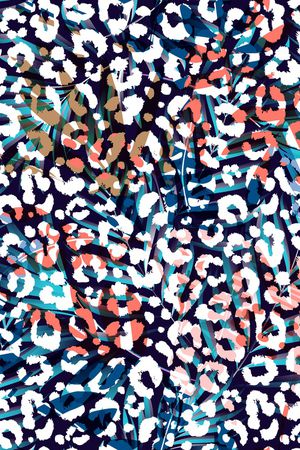 动物纹印花华亿平台图片