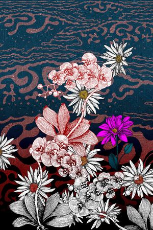 抽象印花华亿平台图片