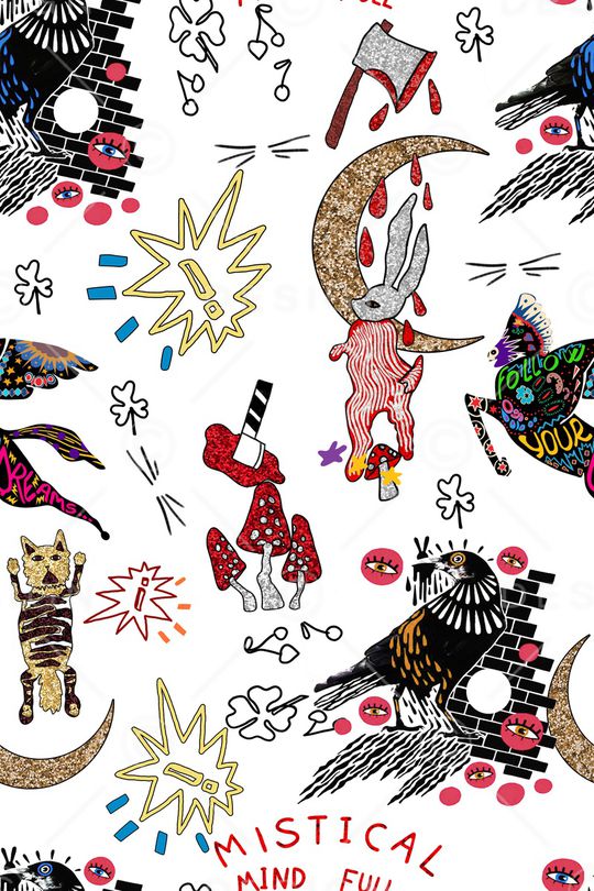 时尚印花华亿平台图片