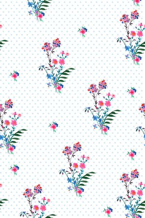 小碎花印花华亿平台图片