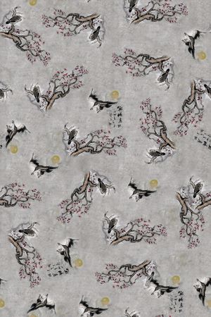 中国风印花华亿平台图片