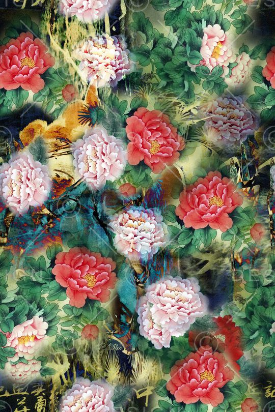 烂花华亿平台印花华亿平台图片