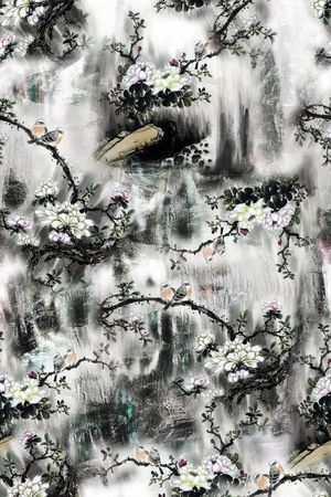 烂花华亿平台印花华亿平台图片