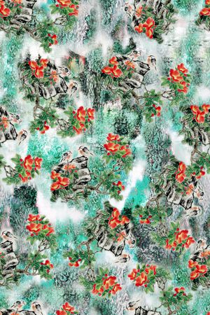 女装印花华亿平台图片