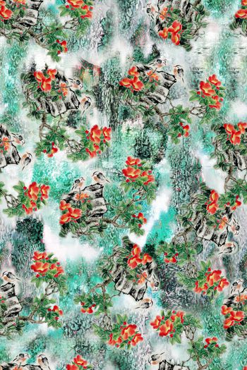 女装印花华亿平台图片