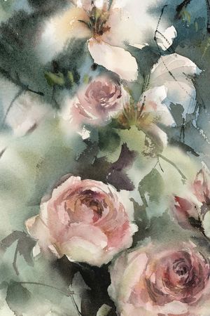 洋阳---花卉印花华亿平台图片