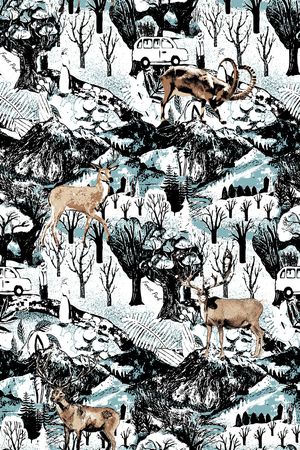 鹿印花华亿平台图片