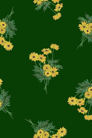 清爽底花卉印花华亿平台图片