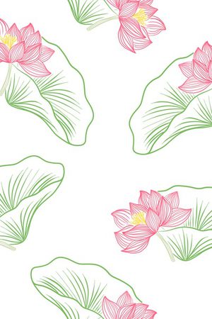 线条画印花华亿平台图片