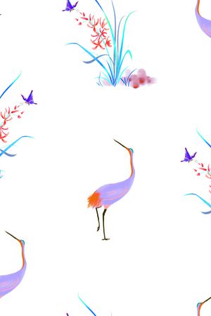 兰花印花华亿平台图片