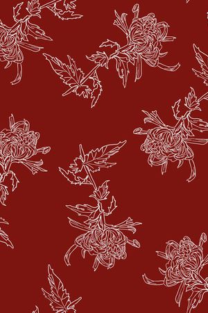 线条画印花华亿平台图片