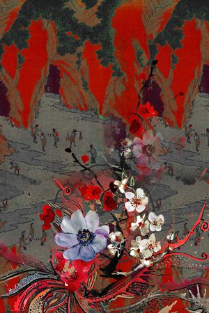 定位花印花华亿平台图片