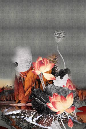 定位花印花华亿平台图片