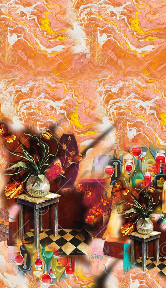 定位花印花华亿平台图片