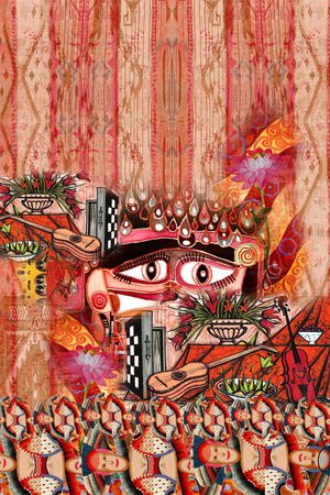 定位花印花华亿平台图片