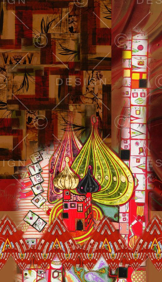 抽象印花华亿平台图片