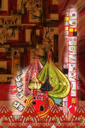 抽象印花华亿平台图片