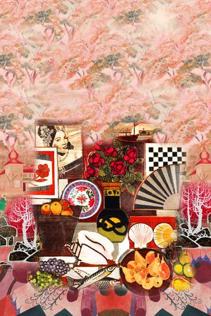 抽象印花华亿平台图片