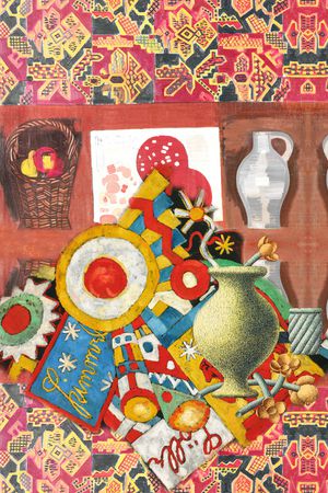 抽象印花华亿平台图片