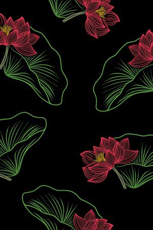 线条画印花华亿平台图片