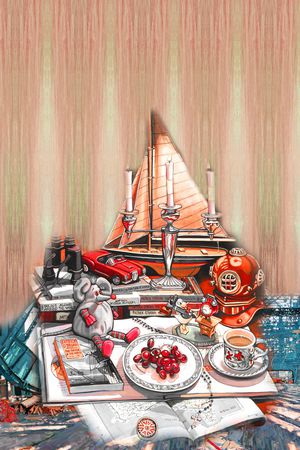 抽象印花华亿平台图片