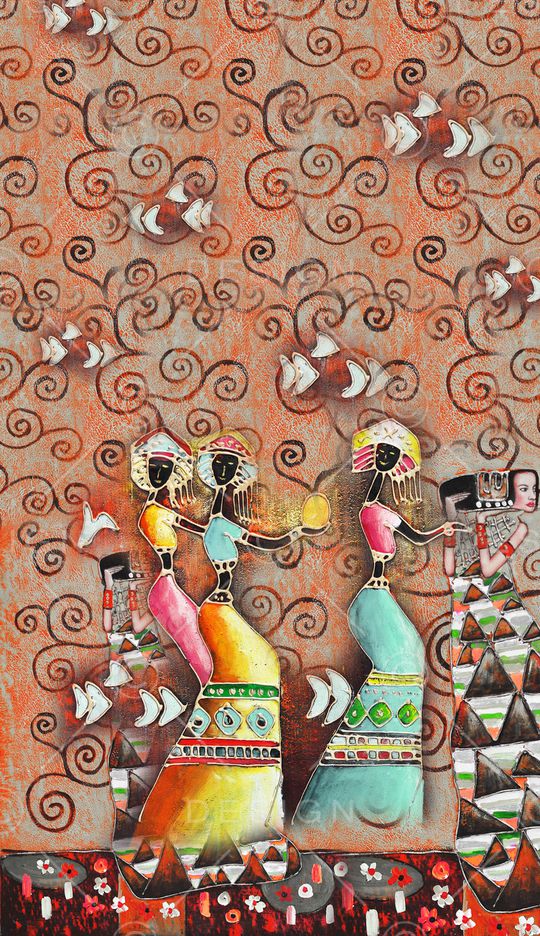 抽象印花华亿平台图片