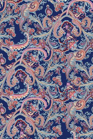 佩斯利印花华亿平台图片