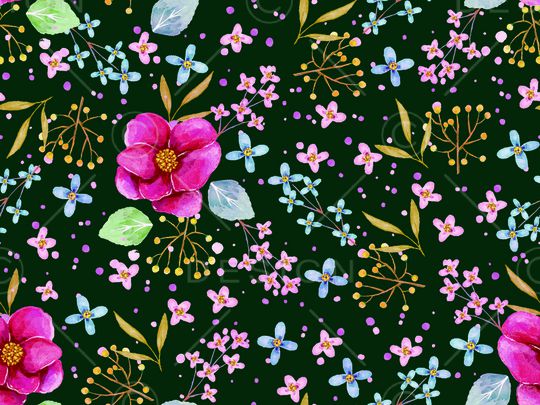 小碎花印花华亿平台图片