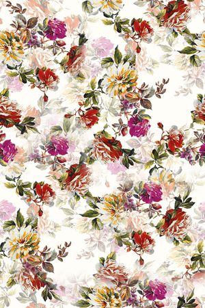 春夏华亿平台印花华亿平台图片