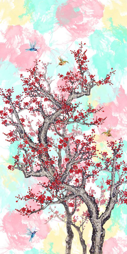 梅花印花华亿平台图片