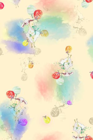 水彩印花华亿平台图片