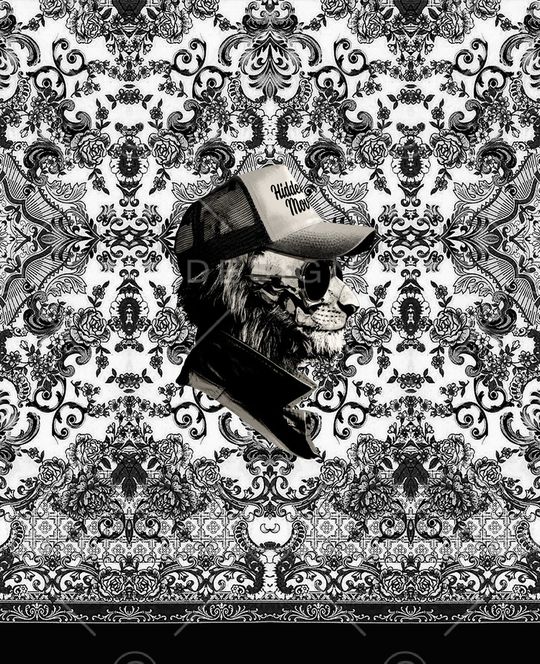 大牌男装印花华亿平台图片