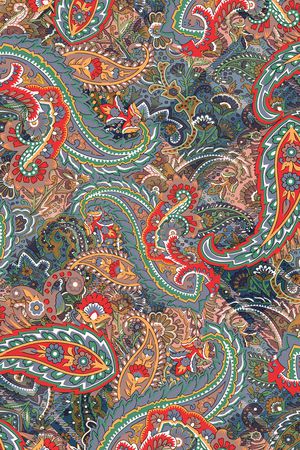 佩斯利印花华亿平台图片