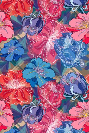 抽象印花华亿平台图片