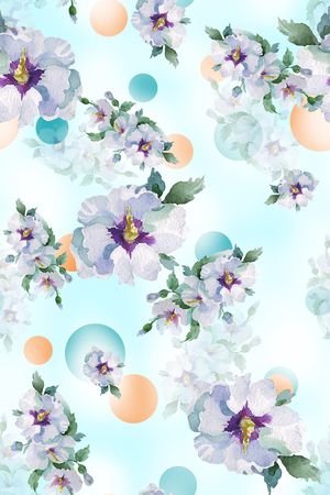 春夏华亿平台印花华亿平台图片