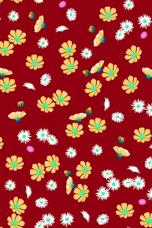 小碎花印花华亿平台图片