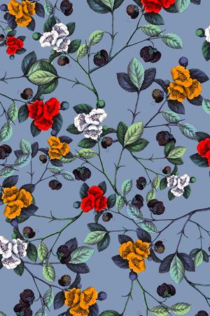 手绘印花华亿平台图片