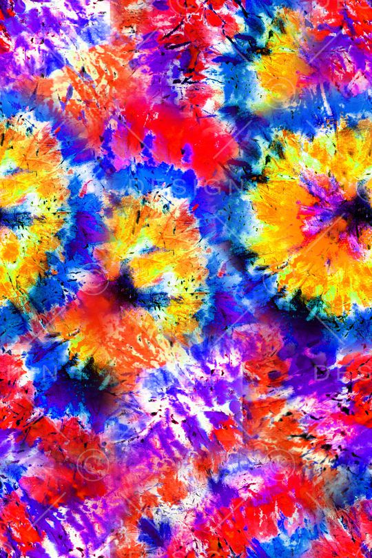 扎染华亿平台印花华亿平台图片